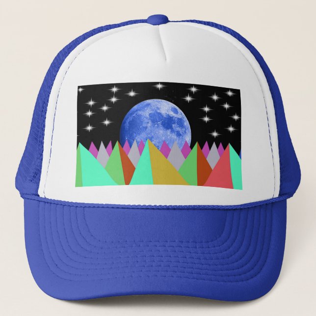 Gorra De Camionero Blue Moon Cap (Anverso)