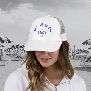 Gorra De Camionero Blue Nos Vemos En La Playa Personalizado