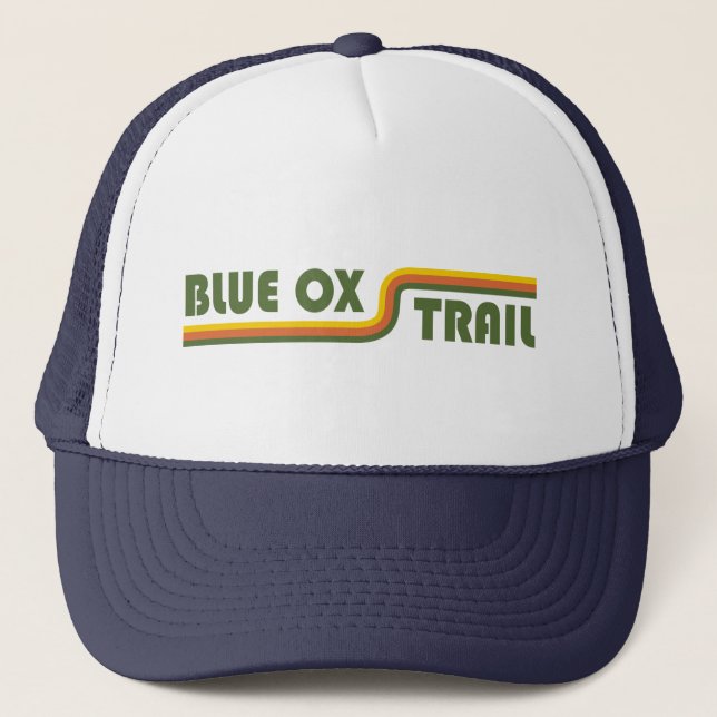 Gorra De Camionero Blue Ox Trail (Anverso)