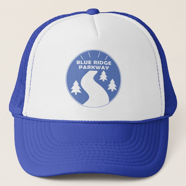 Gorra De Camionero Blue Ridge Parkway (Anverso)