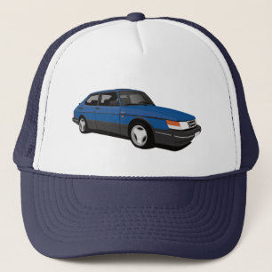 Gorra De Camionero Blue Saab 900 Turbo Coupé
