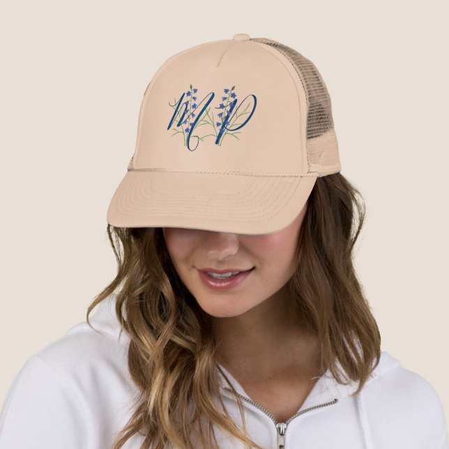 Gorra De Camionero Bluebells Monogram Khaki (In situ)