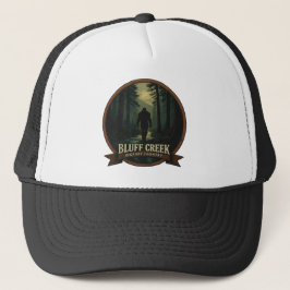 Gorra De Camionero Bluff Creek - Diseño de la placa para el campo Big