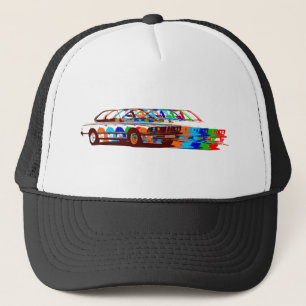 Gorra De Camionero BMW colours2 lleno clásico