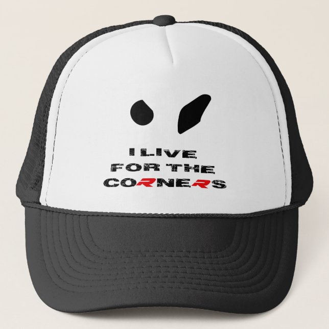 Gorra De Camionero BMW S1000RR vivo para la ropa de las esquinas (Anverso)
