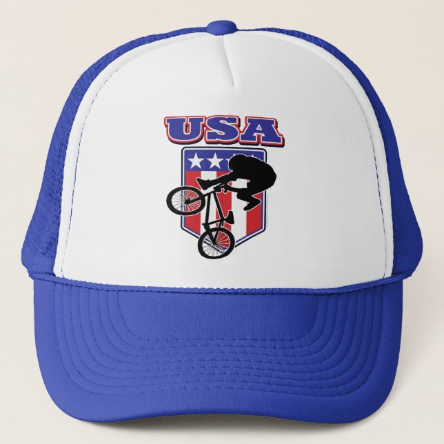 Gorra De Camionero BMX Biker de USA (Anverso)