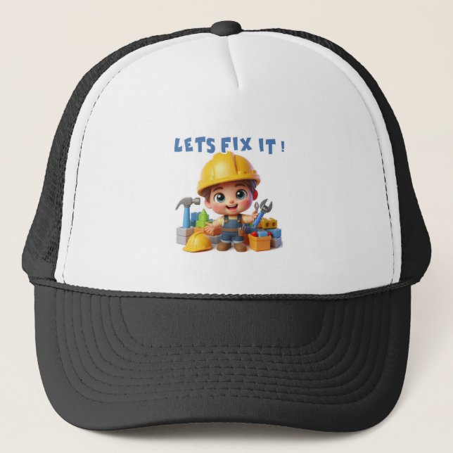Gorra De Camionero Bob Builder Arreglo (Anverso)