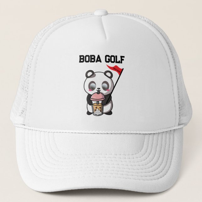 Gorra De Camionero Boba Golf | Milk Tea | Bubble Golf | Golfer (Anverso)