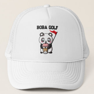 Gorra De Camionero Boba Golf | Té con Leche | Golf de Burbujas | Golf