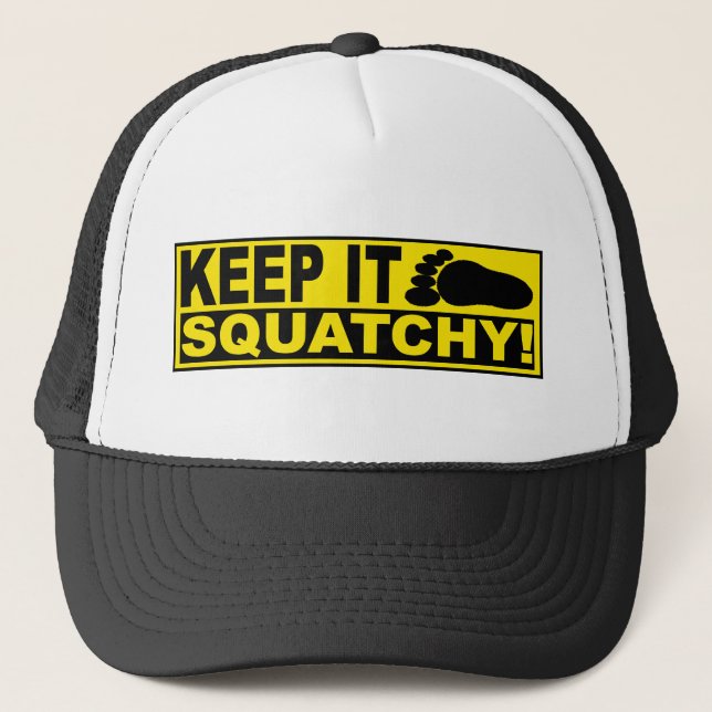 Gorra De Camionero ¡Bobo original y superventas LO GUARDA SQUATCHY! (Anverso)