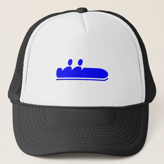 Gorra De Camionero Bobsled - Azul (Anverso)