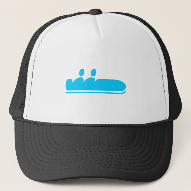 Gorra De Camionero Bobsled - Azul cielo (Anverso)