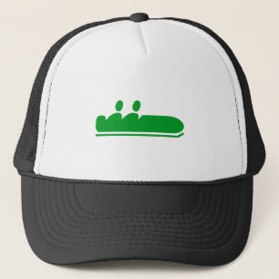 Gorra De Camionero Bobsled - Verde de hierba