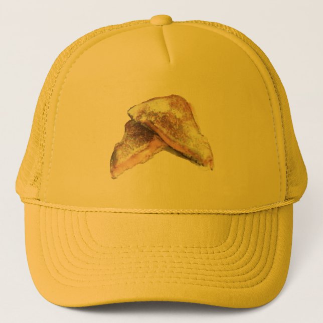 Gorra De Camionero Bocadillo asado a la parrilla del queso (Anverso)