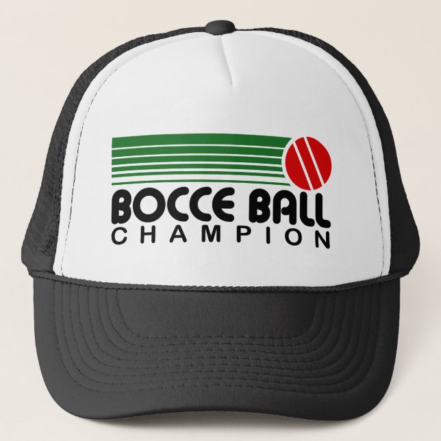 Gorra De Camionero Bocce Ball Champion (Anverso)
