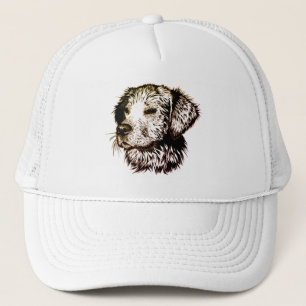 Gorra De Camionero Boceto de cachorro marrón