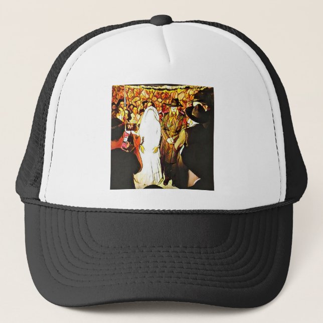 Gorra De Camionero Boda de Hassidic (Anverso)