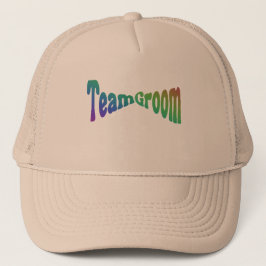 Gorra De Camionero Boda de la Bachelet de Team Groom