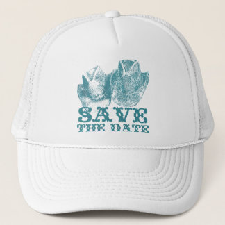 Gorra De Camionero Boda de la granja Bluestone Verde azulado Western
