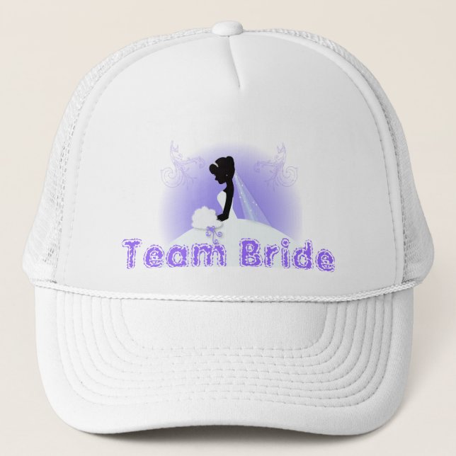 Gorra De Camionero Boda de novia vestido de  (Anverso)