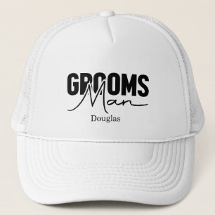 Gorra De Camionero Boda Groomsman personalizada