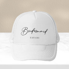 Gorra De Camionero Boda Minimalista de la Moda personalizada de la da