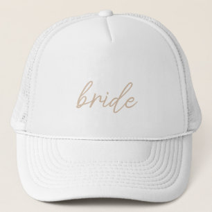 Gorra De Camionero Boda moderna Guion beige