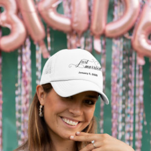 Gorra De Camionero Boda Recién Casados