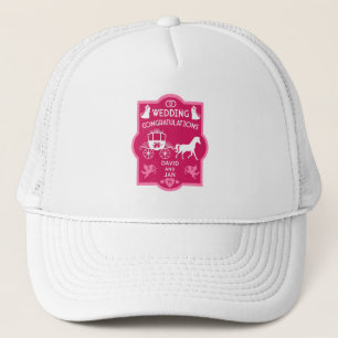 Gorra De Camionero Boda Romántico De Caballos Y Carros