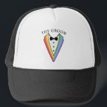 Gorra De Camionero Boda Tuxedo Gay LGBTQ <br><div class="desc">Sombrero de camión Tuxedo Gay LGBTQ  boda</div>