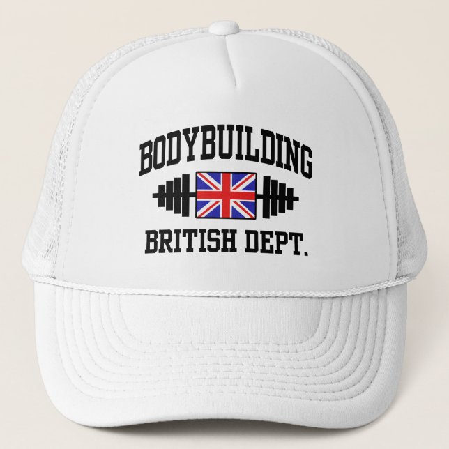 Gorra De Camionero Bodybuilder británico (Anverso)