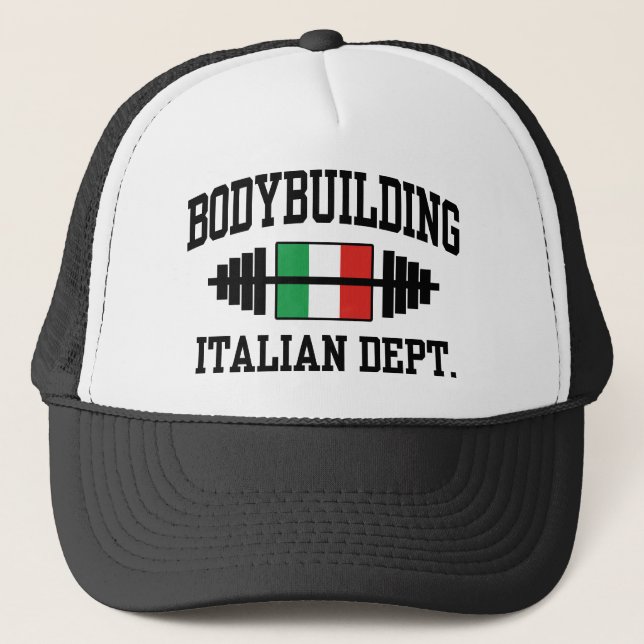 Gorra De Camionero Bodybuilding italiano (Anverso)
