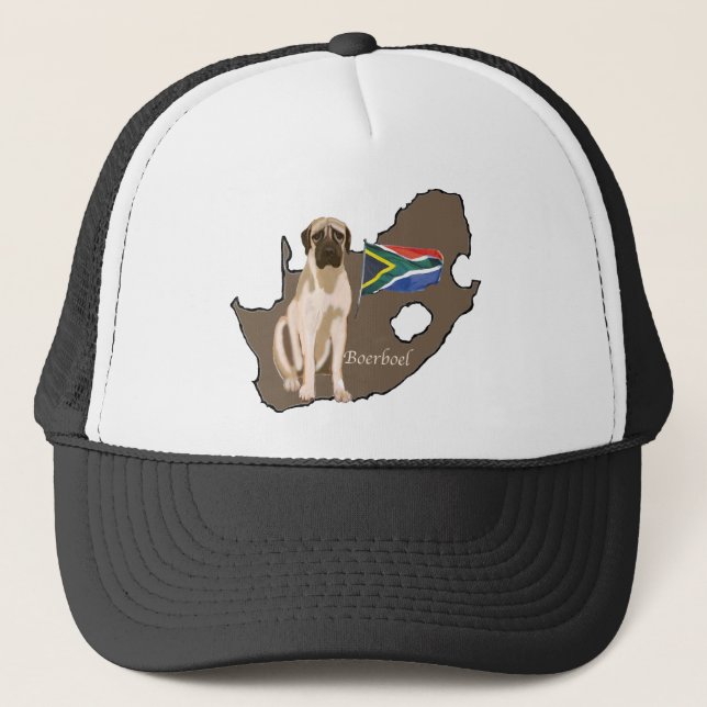 Gorra De Camionero Boerboel sudafricano (Anverso)