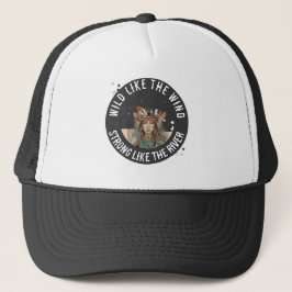 Gorra De Camionero Boho Chic Espíritu Libre Sueños de Plumas 