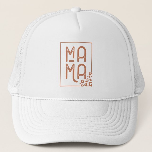 Gorra De Camionero Boho Mama ruso (Anverso)