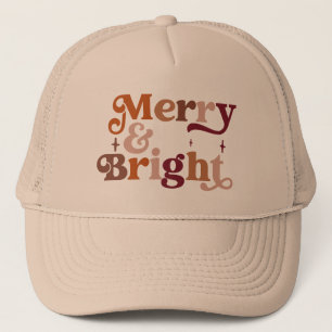 Gorra De Camionero Boho Retro Merry y Bright