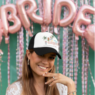 Gorra De Camionero Boho Surf Beach   Despedida de Soltera Monograma
