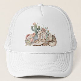 Gorra De Camionero Boho vaquero del desierto vaquero botas vaquero go