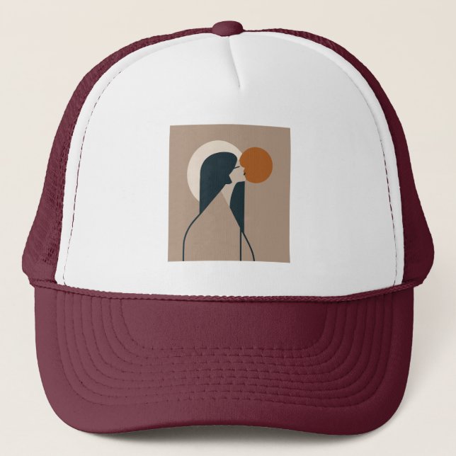 Gorra De Camionero Boho Woman Sun (Anverso)