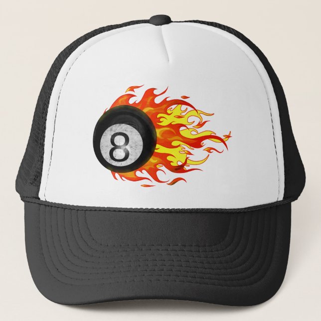 Gorra De Camionero Bola 8 el flamear (Anverso)