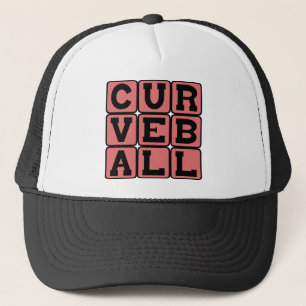 Gorra De Camionero Bola curva, Lanzamiento de béisbol