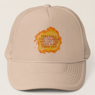 Gorra De Camionero Bola de fuego la cámara