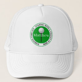 Gorra De Camionero Bola de golf Funny Weekend Forecast