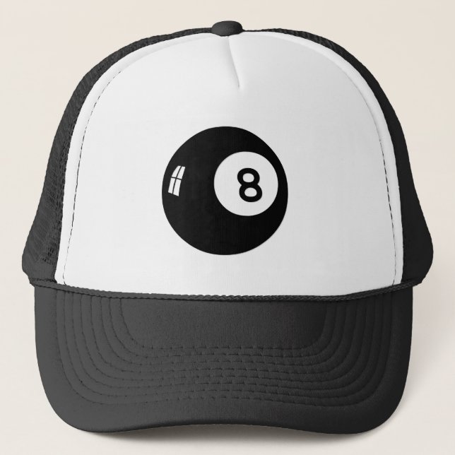 Gorra De Camionero Bola de la magia 8 (Anverso)