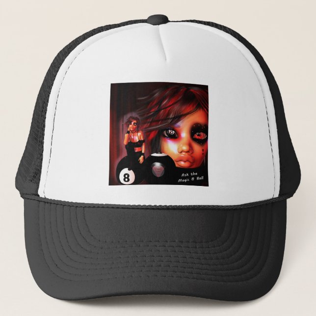Gorra De Camionero Bola de la magia 8 (Anverso)