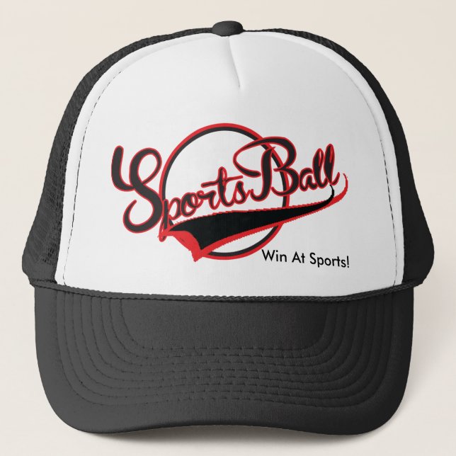 Gorra De Camionero ¡Bola de los deportes! (Anverso)