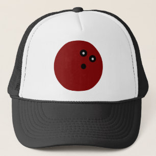 Gorra De Camionero bola de tazón rojo