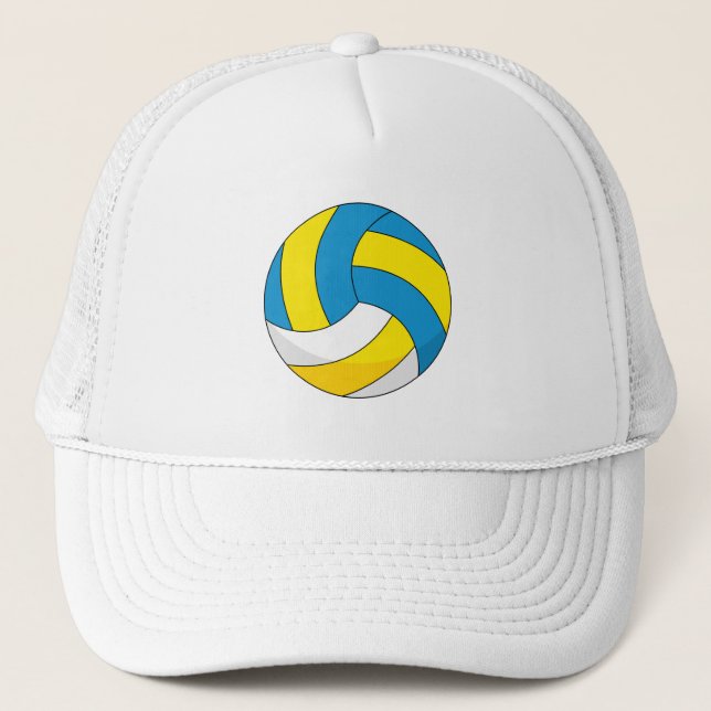 Gorra De Camionero Bola de voleibol personalizado (Anverso)