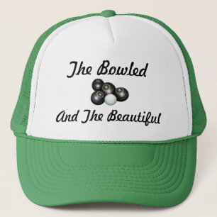 Gorra De Camionero Bolas de césped con un bonito logo,