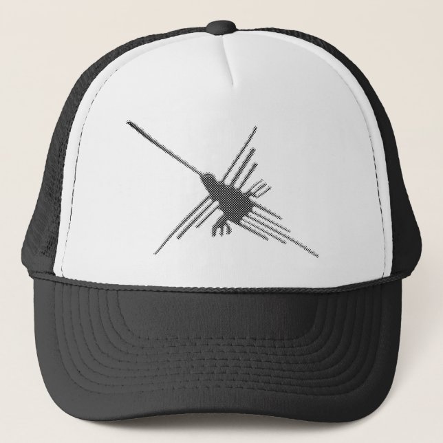 Gorra De Camionero Boletín de líneas de Nasca Hummingbird (Anverso)
